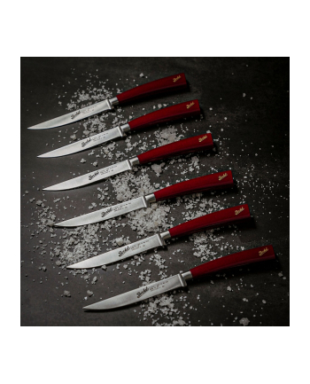 Berkel Elegance Glossy red Steak Set 6-tlg.