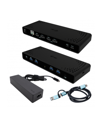 Stacja dokująca Universal Dual 4K Display Power Delivery 85W + i-tec USB-C Charger 100W
