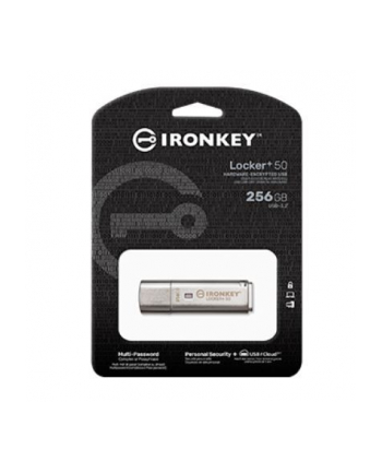 kingston Pendrive 256GB IronKey Locker+50 AES Encrypted USBtoCloud