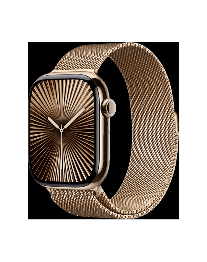 Apple Watch 10 46mm GPS+4G Titan Milanese Loop S/M Gold/Gold główny