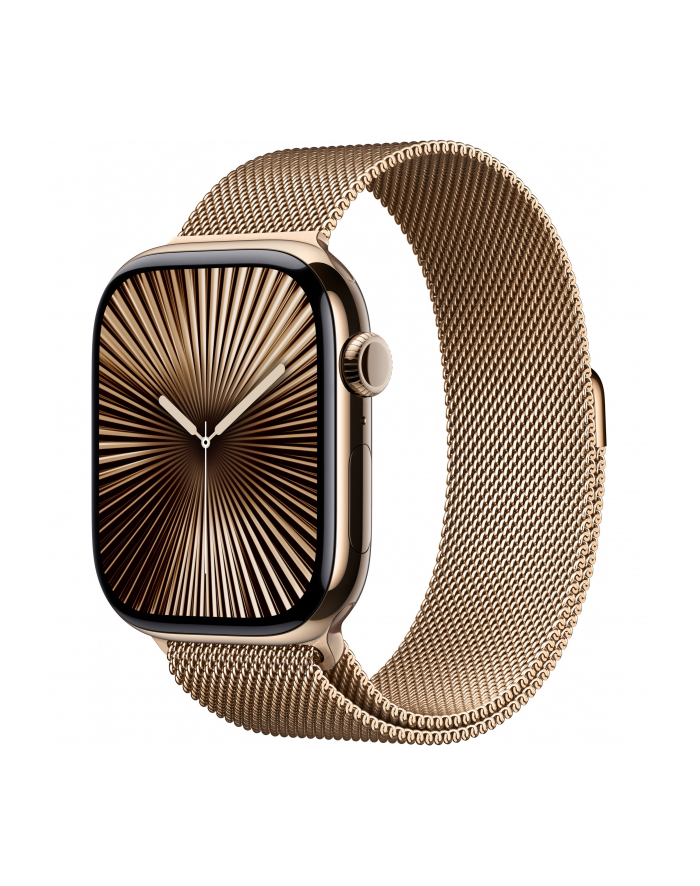 Apple Watch 10 46mm GPS+4G Titan Milanese Loop S/M Gold/Gold główny