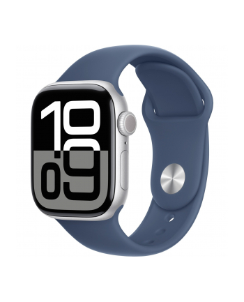 Apple Watch 10 42mm GPS+4G Alu Sport S/M Silver/Denim