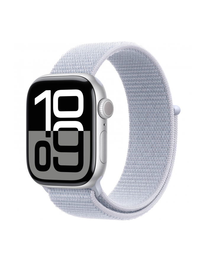 Apple Watch 10 42mm GPS+4G Alu Sport Loop Silver/Blue Cloud główny