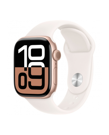 Apple Watch 10 42mm GPS+4G Alu Sport M/L Rose Gold/Light Blush