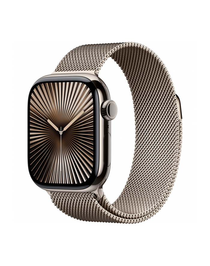 Apple Watch 10 42mm GPS+4G Titan Milanese Armband Natural/Natural główny