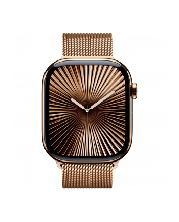 Apple Watch 10 46mm GPS+4G Titan Milanese Loop M/L Gold/Gold