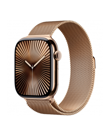 Apple Watch 10 46mm GPS+4G Titan Milanese Loop M/L Gold/Gold