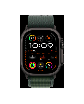 Apple Watch Ultra 2 49mm GPS+4G Titan Alpine Loop M Black/Green