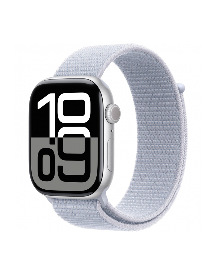 Apple Watch 10 46mm GPS Alu Sport Loop Silver/Blue Cloud główny