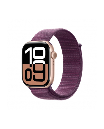 Apple Watch 10 46mm GPS Alu Sport Loop Rose Gold/Plum