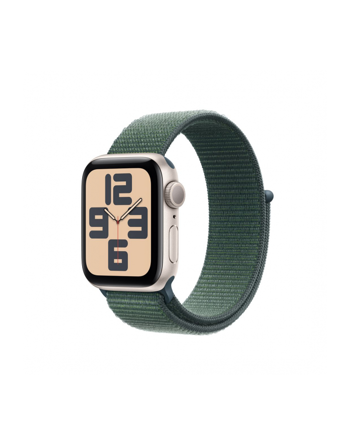 Apple Watch SE 40mm GPS 3. Gen Sport Loop Starlight/Lake Green główny