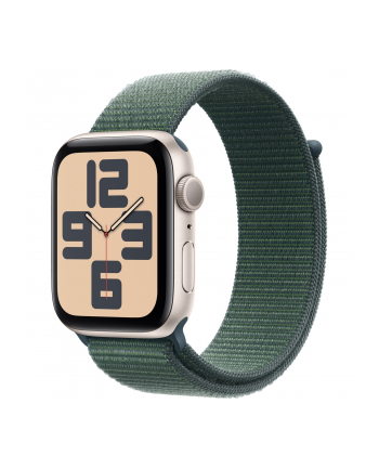 Apple Watch SE 44mm GPS 3. Gen Sport Loop Starlight/Lake Green