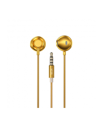 wekome Słuchawki przewodowe Sakin Series -  jack 3,5 mm Złote
