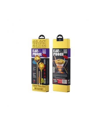 wekome Słuchawki przewodowe Sakin Series -  jack 3,5 mm Złote