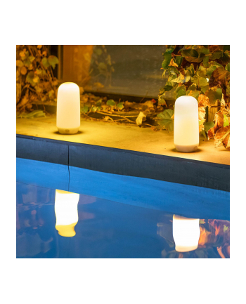 New Garden Lampa Stołowa Candy Z Efektem Płomienia In&Out Battery (LUMCND019BXWLNW)