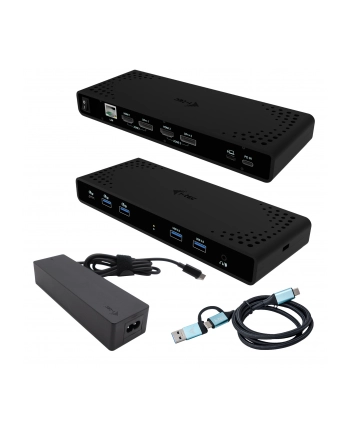 Stacja dokująca Universal Dual 4K Display Power Delivery 85W + i-tec USB-C Charger 100W