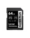 Karta pamięci Lexar Professional SILVER Plus SDXC 64GB R205/W100 V30 - nr 2