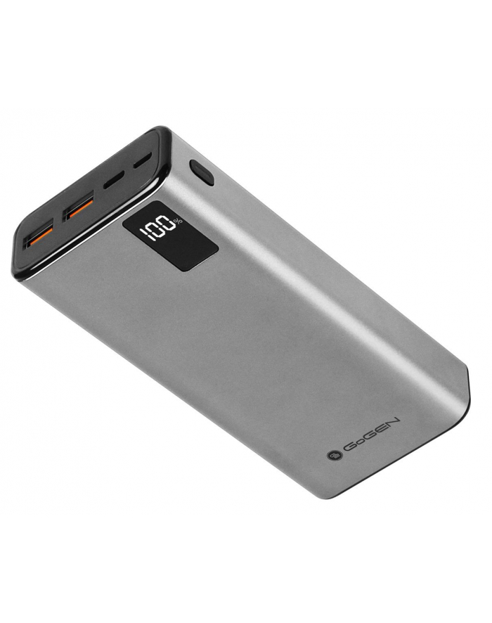 Powerbank GoGen PB200008S 20000 mAh srebrny główny