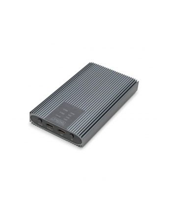 Obudowa/Stacja klonująca DIGITUS USB 3.1 Typ C na dyski SSD M.2 NVMe 20Gbps aluminiowa, beznarzędziowa