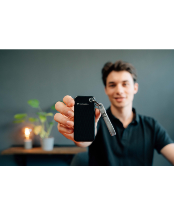 Dysk SSD zewnętrzny Verbatim Pocket SSD 2TB USB-C 3.2 Gen 2 czarny/szary