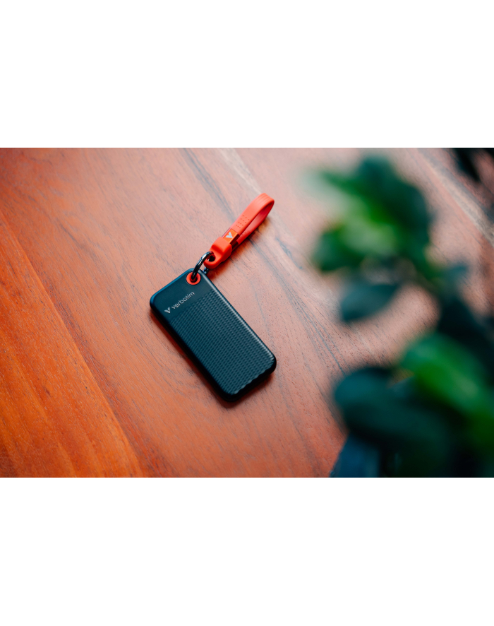 Dysk SSD zewnętrzny Verbatim Pocket SSD 2TB USB-C 3.2 Gen 2 czarny/czerwony główny