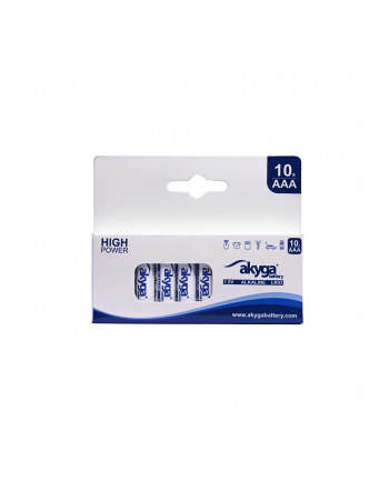  Bateria alkaliczna Akyga AKY19AAA LR03 Zn-MnO2, 1.5V/1300mAh 10szt/kartonik