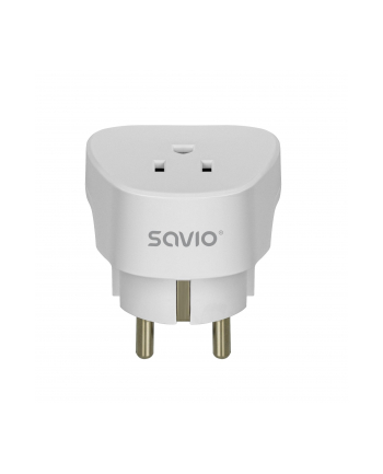 Adapter podróżny Savio AP-01 gniazdo US – wtyk (wersja europejska)