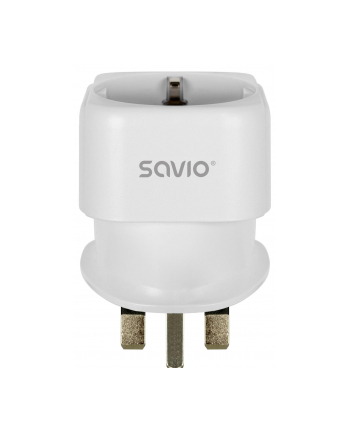 Adapter podróżny Savio AP-04 gniazdo (wersja europejska)-wtyk UK