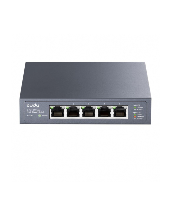 Switch niezarządzalny Cudy HS105 5x10/100/1000/2500Mbps główny