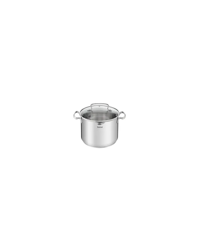 Tefal Duetto+ G7197955 22cm szklana pokrywka Materiał: stal nierdzewna | Średnica [cm]: 22 | Pojemność [l]: 6,1 | szklana pokrywka główny