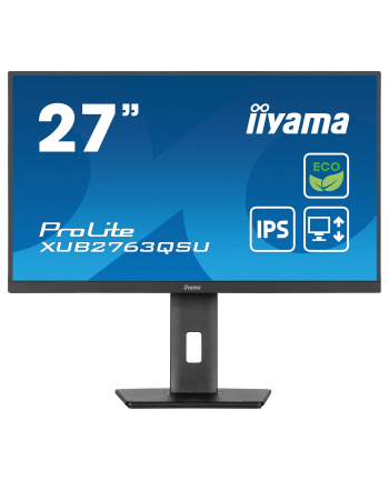 iiyama Monitor 27 cali ProLite XUB2763QSU-B1 IPS,QHD,HAS,100Hz