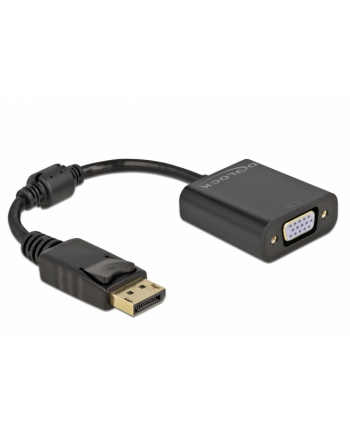 DELOCK ADAPTER DISPLAYPORT NA VGA DELOCK 61006 CZARNY  ()