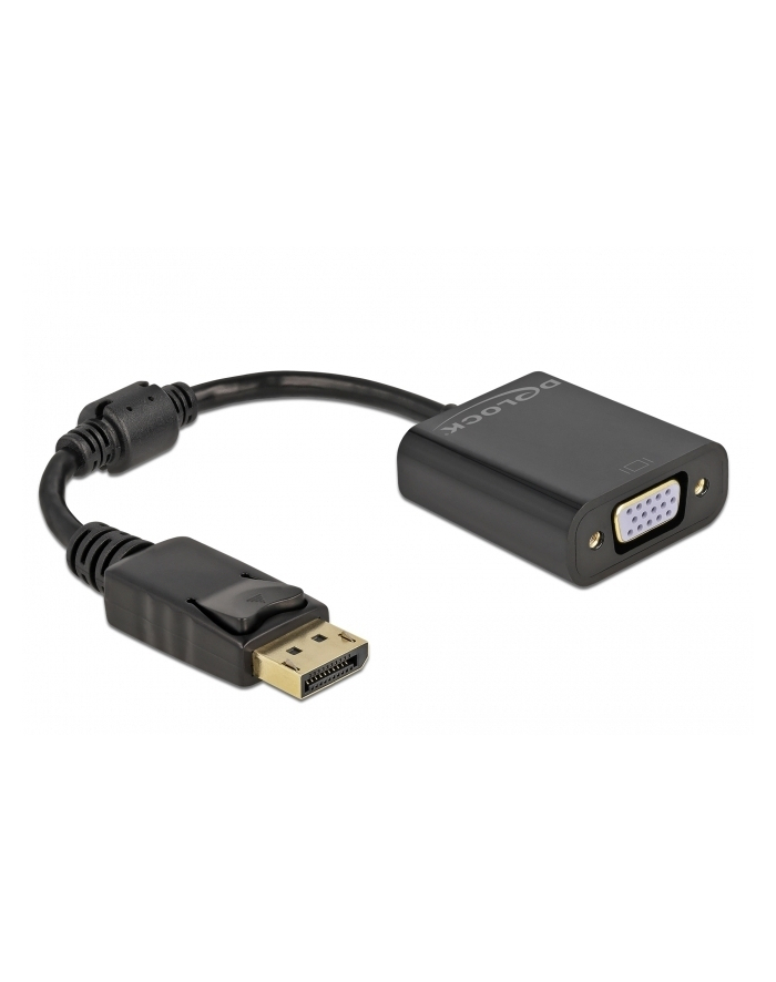 DELOCK ADAPTER DISPLAYPORT NA VGA DELOCK 61006 CZARNY  () główny