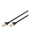 DIGITUS  KABEL LAN CAT 6A - 0,25 M - 10 SZTUK - KABEL SIECIOWY RJ45 - EKRANOWANY S/FTP - KOMPATYBILNY Z CAT-6 & CAT-7 - CZARNY  () - nr 2