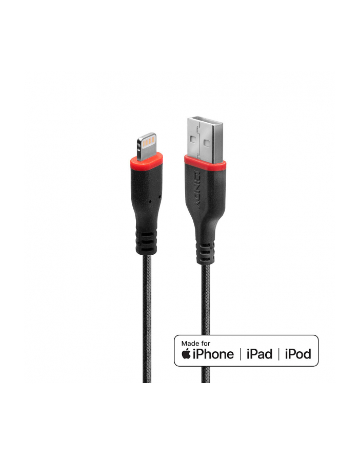 LINDY  31291 ZŁĄCZE MĘSKIE LIGHTNING, ZŁĄCZE MĘSKIE USB-A  () główny