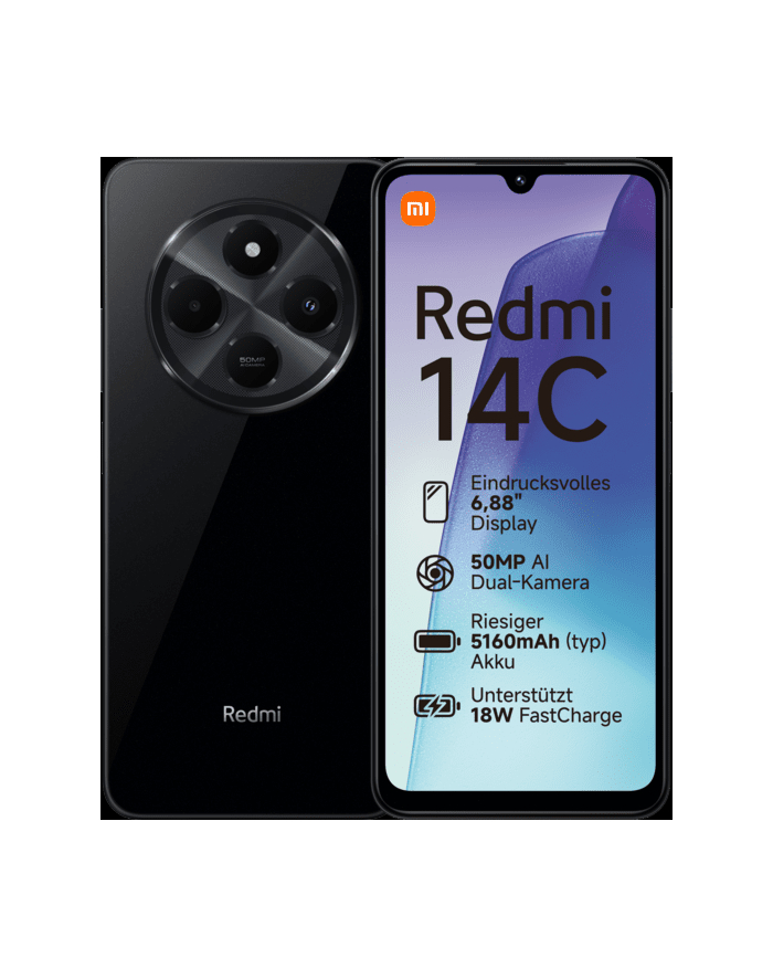 Xiaomi Redmi 14C 4/128GB Midnight Black główny