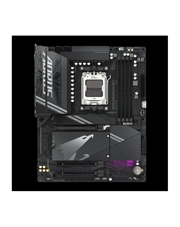 gigabyte Płyta główna X870 A ELITE WIFI7  AM5 4DDR5 HDMI/USB-C ATX główny