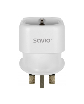 Adapter podróżny Savio AP-04 gniazdo (wersja europejska)-wtyk UK