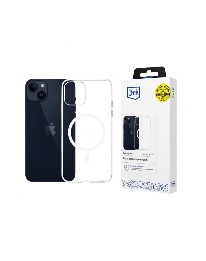 3mk pczerwonyection Etui na telefon 3mk do Apple iPhone 13 z Mag Safe - przezroczyste Clear MagCase główny