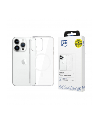 3mk pczerwonyection Etui na telefon 3mk do Apple iPhone 14 Pro Max z Mag Safe - przezroczyste Clear MagCase