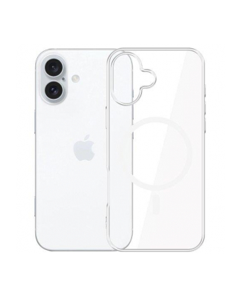 3mk pczerwonyection Etui na telefon 3mk do Apple iPhone 16 z Mag Safe - przezroczyste Clear MagCase