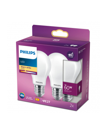 Philips Żarówka LEDClassic 60W A60 E27 WW ND RF2SRT6