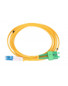 Extralink SC/APC-LC/UPC | Jednomodowy, Duplex, G652D, 3mm, 1m - nr 1