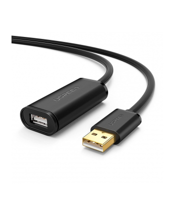 Ugreen US121 USB 2.0 przedłużający, aktywny, 5m czarny