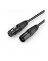 Ugreen 20710B XLR żeński do XLR męski 2m czarny - nr 2