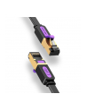 Vention Płaski UTP Cat.7 RJ45 Ethernet 15m czarny Kabel sieciowy UTP Cat.7 - nr 2