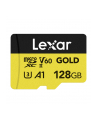 Lexar 128GB microSDXC Professional GOLD UHS-II A1 C10 U3 V60 microSDXC | 128GB | UHS-II | U3 | A1 | V60 | Class 10 | Odczyt do 280 MB/s | Zapis do 100 MB/s - nr 2
