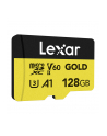 Lexar 128GB microSDXC Professional GOLD UHS-II A1 C10 U3 V60 microSDXC | 128GB | UHS-II | U3 | A1 | V60 | Class 10 | Odczyt do 280 MB/s | Zapis do 100 MB/s - nr 3