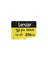Lexar 256GB microSDXC Professional GOLD UHS-II A1 C10 U3 V60 microSDXC | 256GB | UHS-II | U3 | A1 | V60 | Class 10 | Odczyt do 280 MB/s | Zapis do 100 MB/s - nr 1