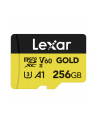 Lexar 256GB microSDXC Professional GOLD UHS-II A1 C10 U3 V60 microSDXC | 256GB | UHS-II | U3 | A1 | V60 | Class 10 | Odczyt do 280 MB/s | Zapis do 100 MB/s - nr 2
